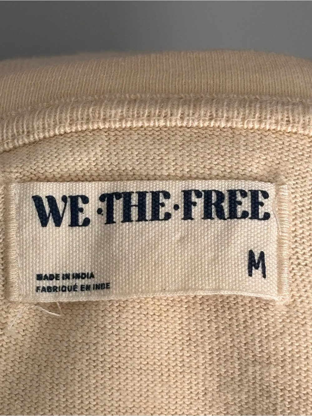 Free People We The Free Embroidered All My Heart Long Oversized Sleeve size M - Picture 7 of 9